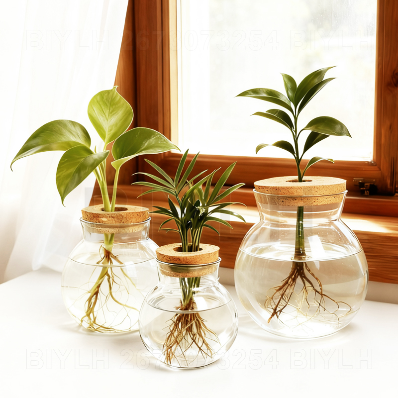 Hydroponic Grow Pod - Vaso de vidro para plantas hidropônicas,