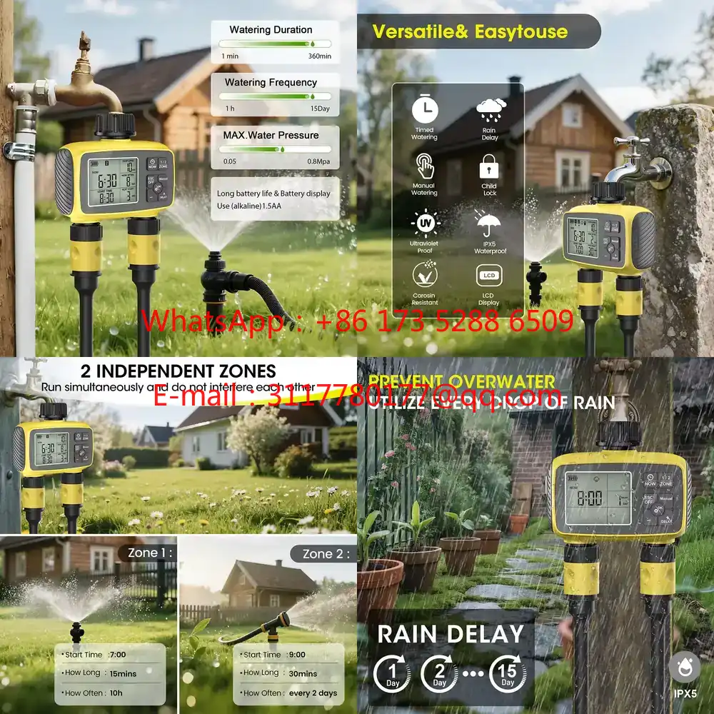 Smart Garden System - WAP01 Temporizador de Irrigação para Jardim