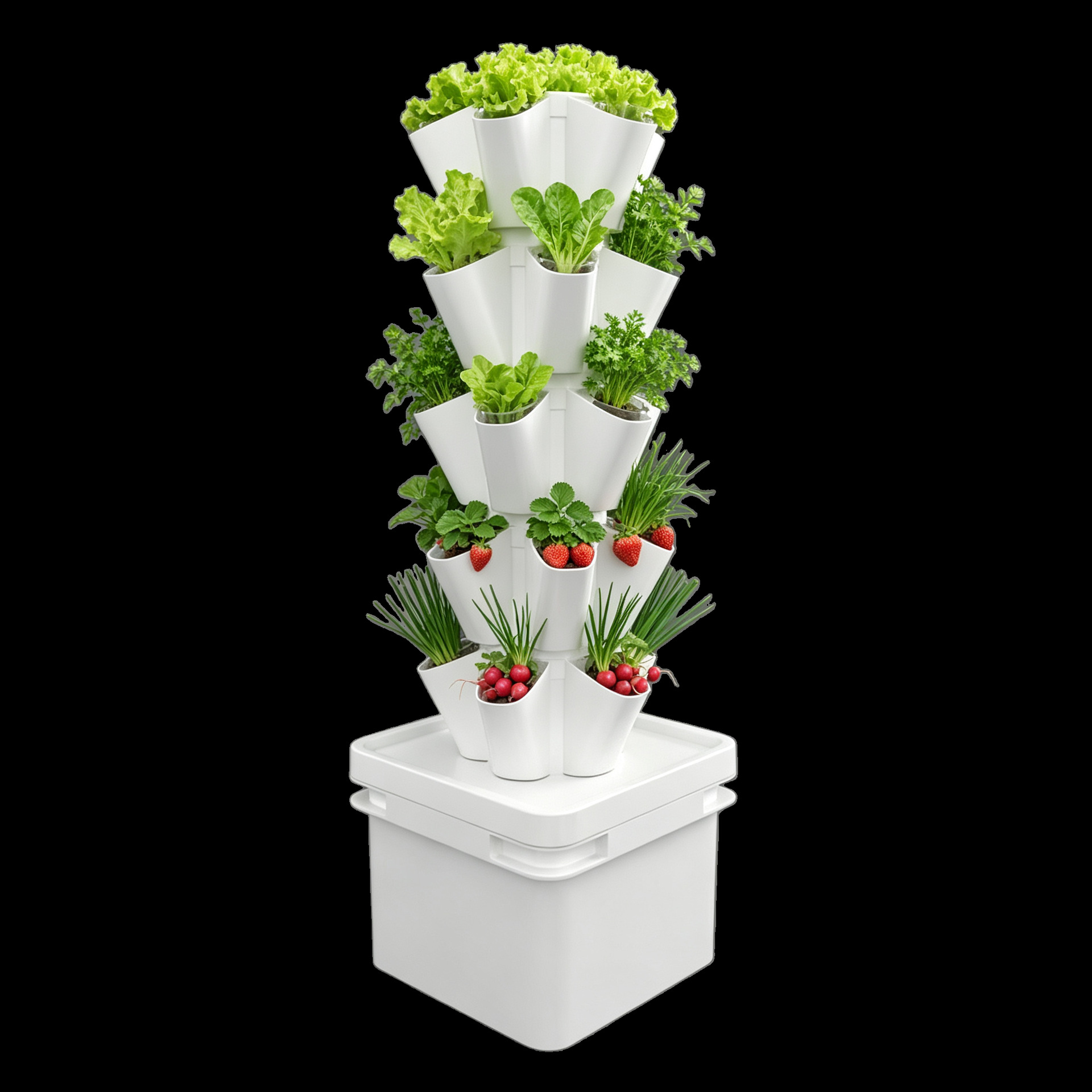 Hydroponic Tower - Equipamento de Cultivo Hidropônico Vertical de