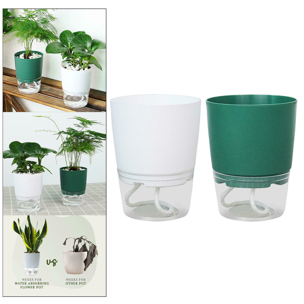 Hydroponic Tower - Vaso de flores hidropônico preguiçoso, absorção