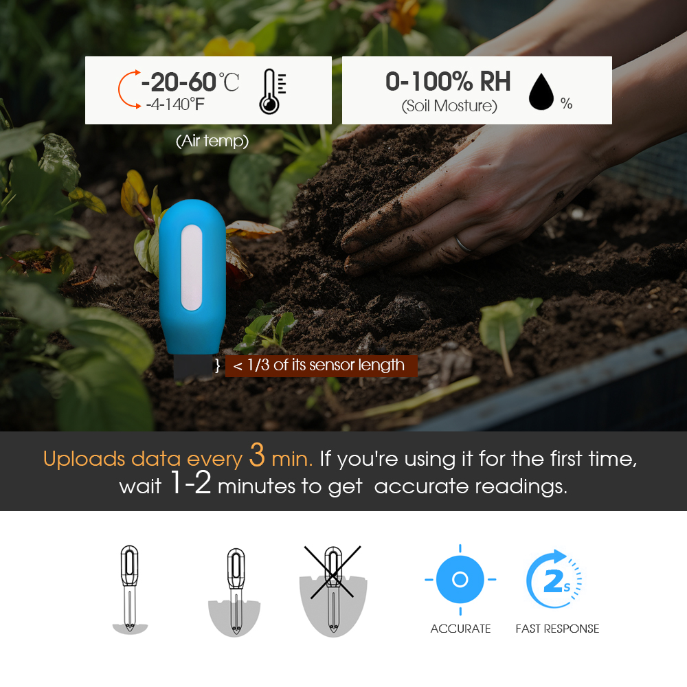 Sensor inteligente de solo zig - Plant Monitor avaliação e preço