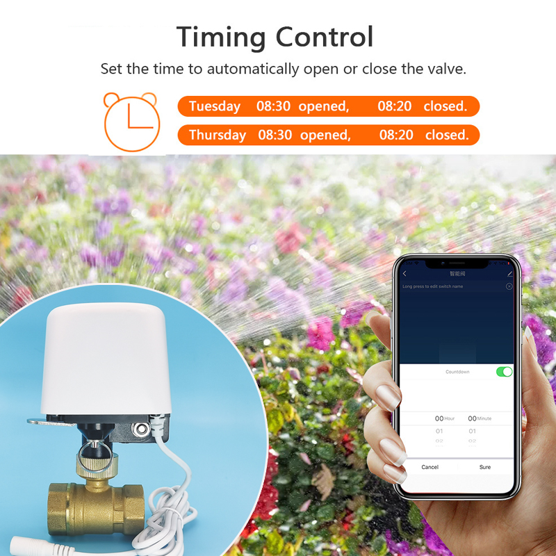 Válvula de Água Tuya Zigbee Wi - Smart Garden Kit avaliação e preço