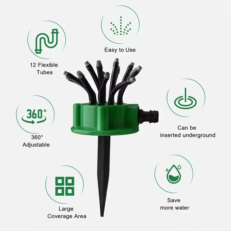 360 °   Aspersor de Jardim Aut - Automatic Watering avaliação e preço