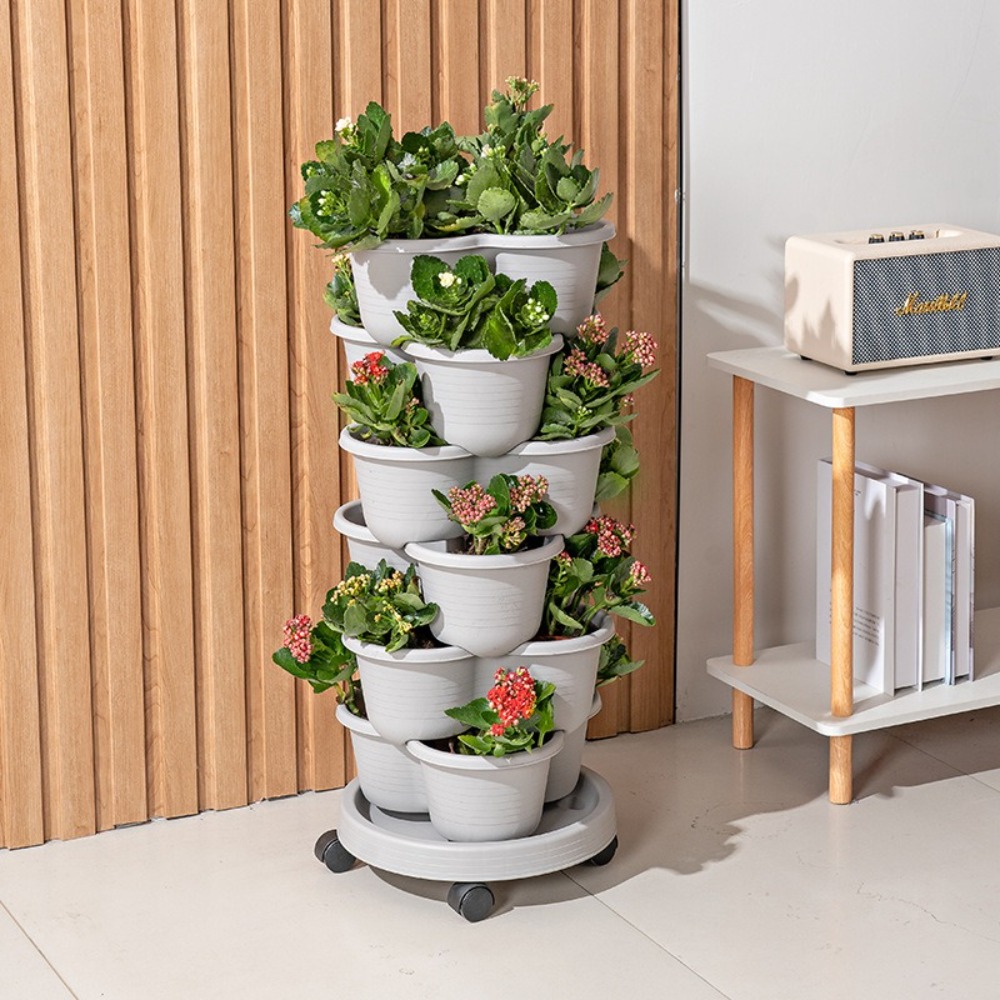 Nova torre vertical empilhável - Hydroponic Tower avaliação e preço