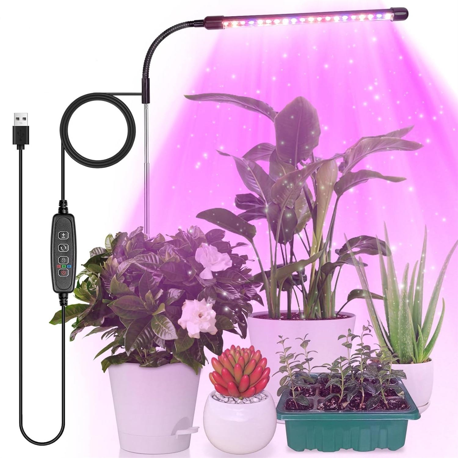 3 cores usb crescer lâmpada pl - Plant Grow Light Full Spectrum avaliação e preço