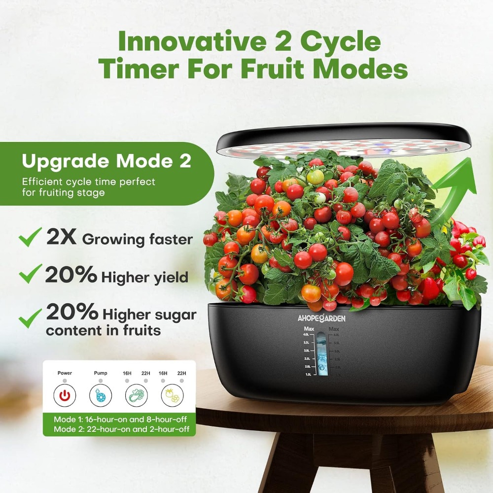 Jardim Hidropônico de 12 Vasos - Hydroponic Grow Pod avaliação e preço