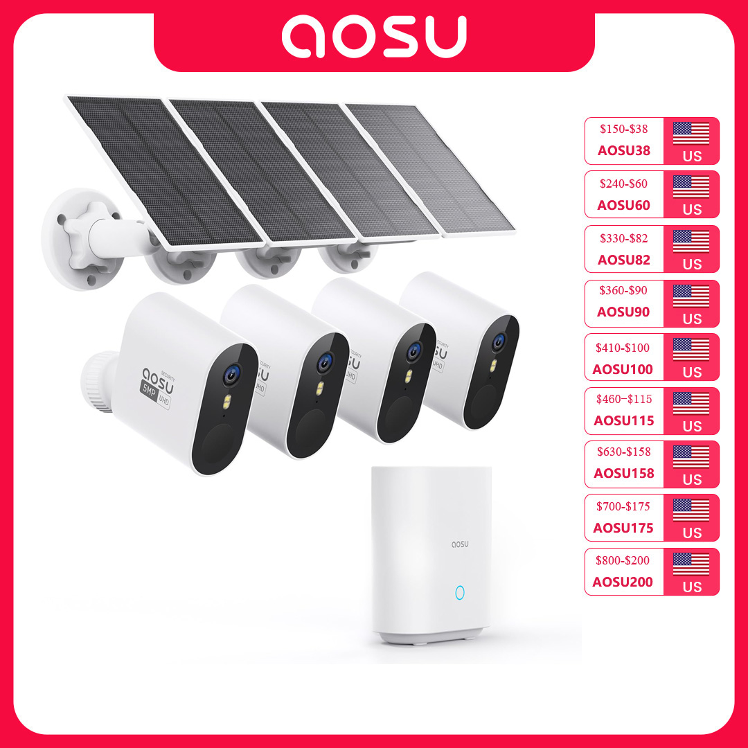 Sistema de Câmera Solar AOSU 5 - Garden Camera avaliação e preço