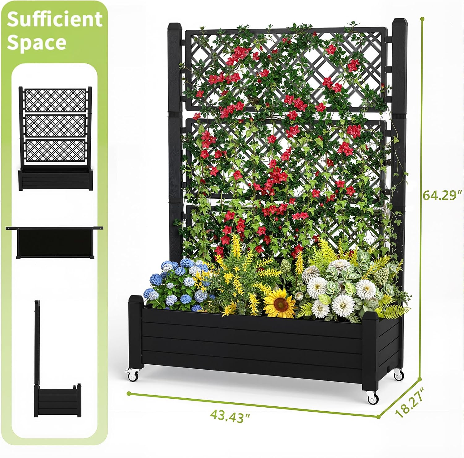 Canteiro Elevado com Treliça,  - Self Watering Planter avaliação e preço